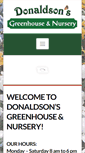 Mobile Screenshot of donaldsongreenhouse.com